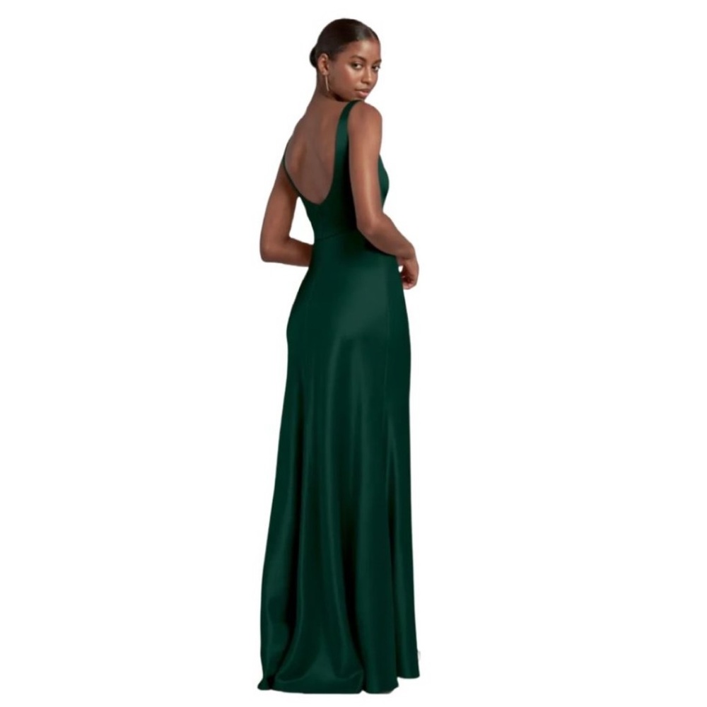 Jenny Yoo Emerald Green Wedding Dress - Picture 2 of 7